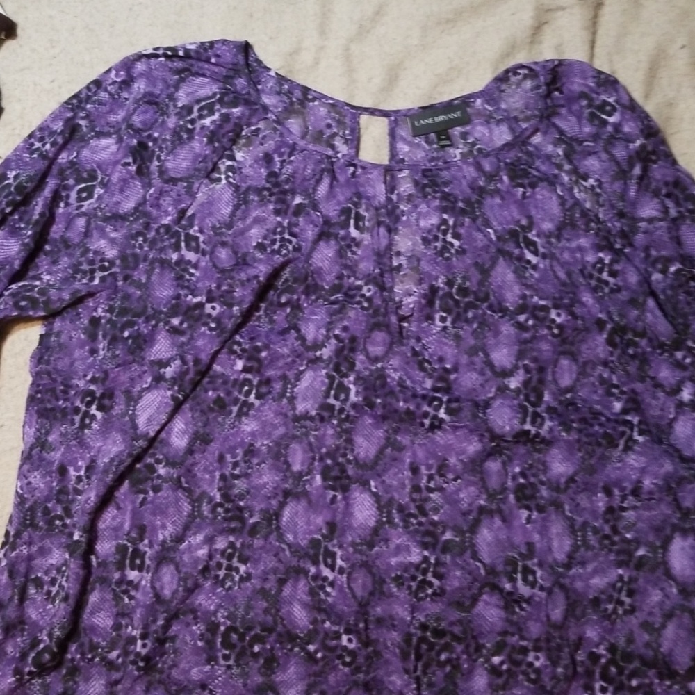Purple Lane Bryant Blouse